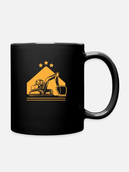 pelleteuse - Mug uni - noir