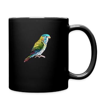 Perruche Bird Propriétaire d’oiseau Calopsitte - Mug uni - noir - Droite