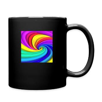 Color Spiral - Full Colour Mug - black - Right