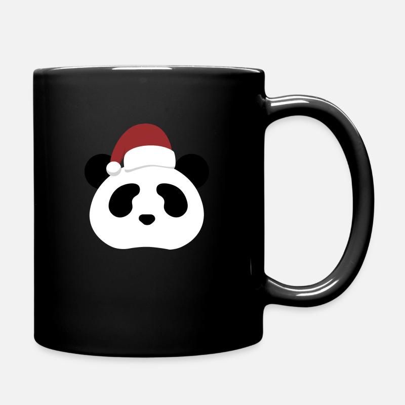 Panda Bear- Christmas Edition - Tasse einfarbig - Schwarz
