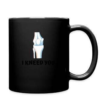 I Kneed You - Full Colour Mug - black - Right