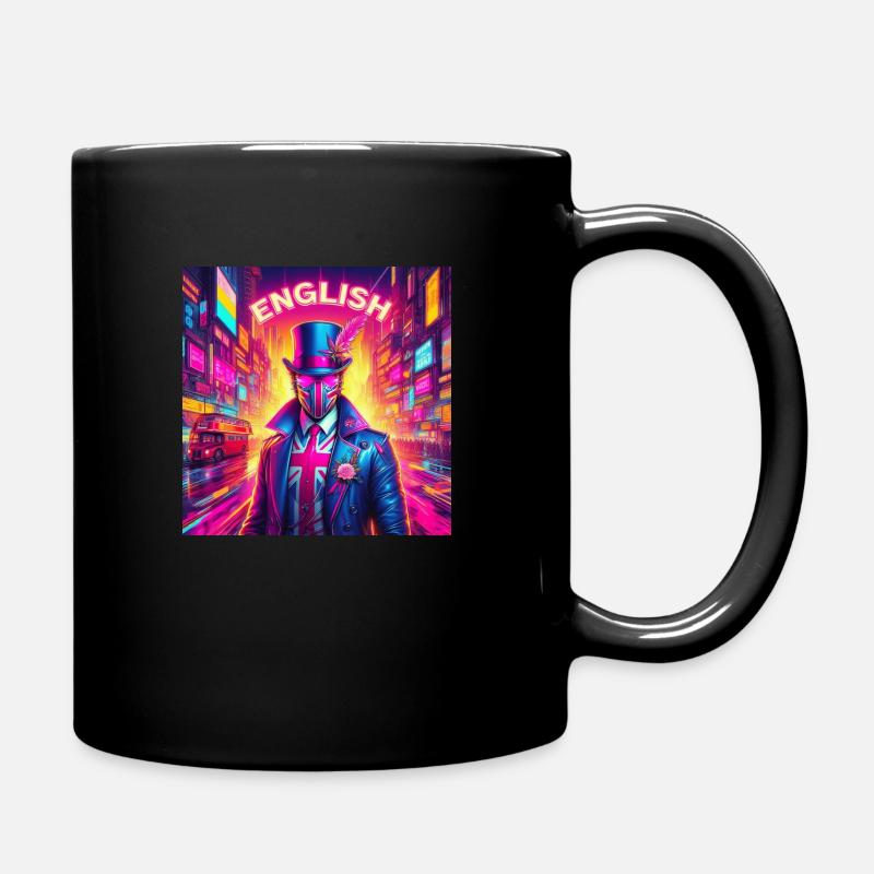 english man - Tasse einfarbig - Schwarz