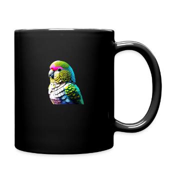 Perruche Bird Propriétaire d’oiseau Calopsitte - Mug uni - noir - Droite