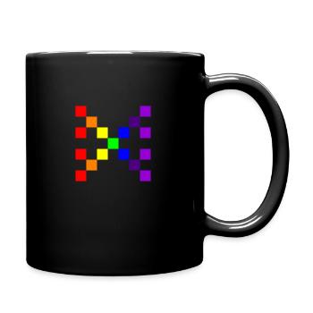 10X10 Grid 10 - Full Colour Mug - black - Right