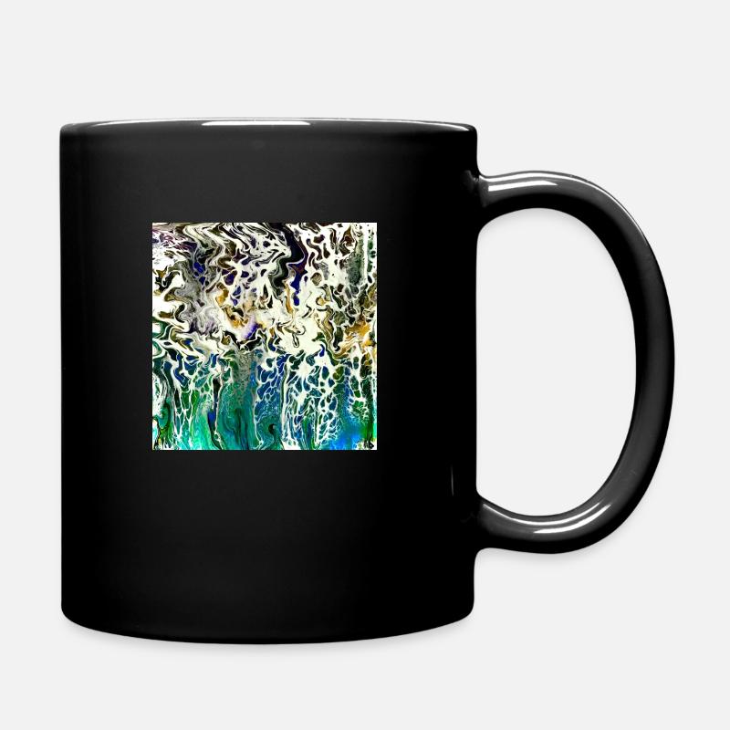 Meeresbrandung - Tasse einfarbig - Schwarz