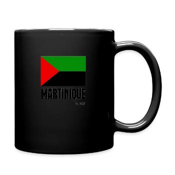 MARTINIQUE FLAG M.972 - Mug uni - noir - Droite