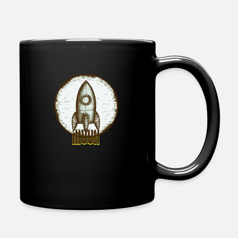 Voyage sur la lune - Mug uni - noir