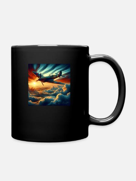 Spitfire - Mug uni - noir