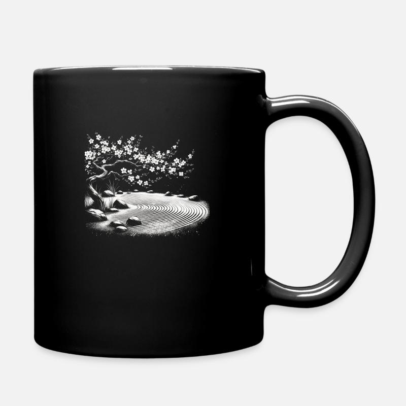 Illumination du jardin zen - Mug uni - noir
