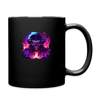 digital death - Tasse einfarbig - Schwarz - Rechts