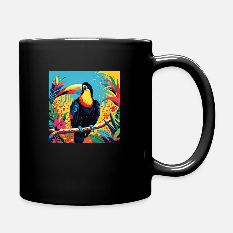 Tukan - Tasse einfarbig - Schwarz