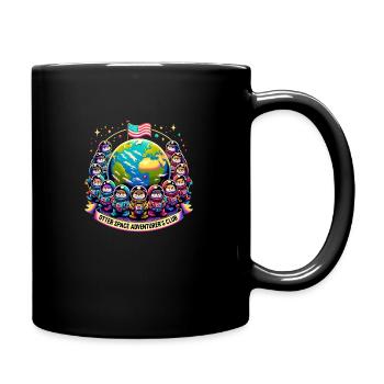 Otter Space Adventurer's Club 2 - Tasse einfarbig - Schwarz - Rechts
