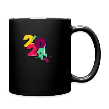 Bonne année 2023 - Neujahr Party - Mug uni - noir - Droite
