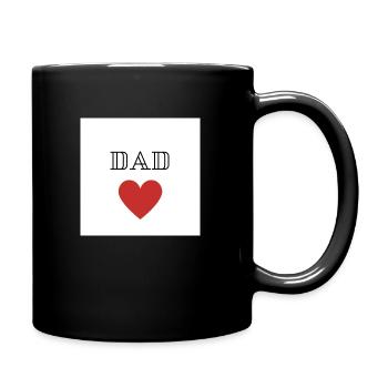 Dad - Full Colour Mug - black - Right