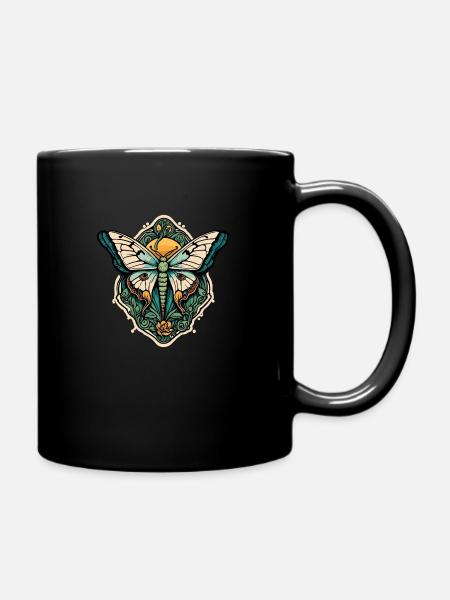 Butterfly - Full Colour Mug - black