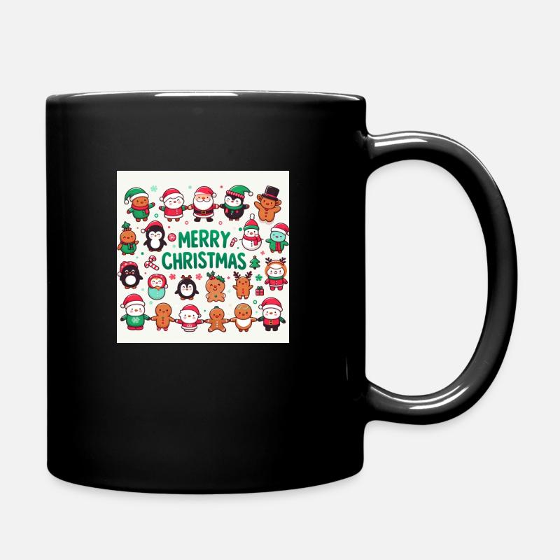 Christmas - Full Colour Mug - black