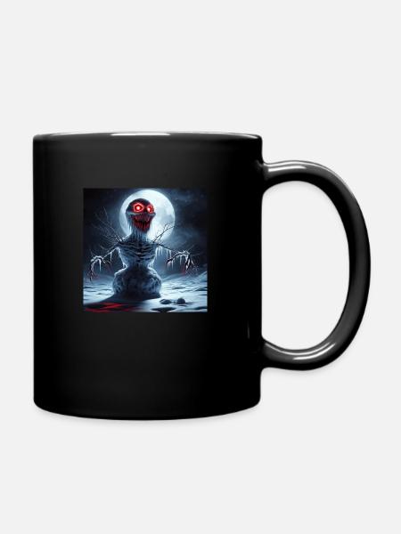 Schneemann 2.0 - Tasse einfarbig - Schwarz