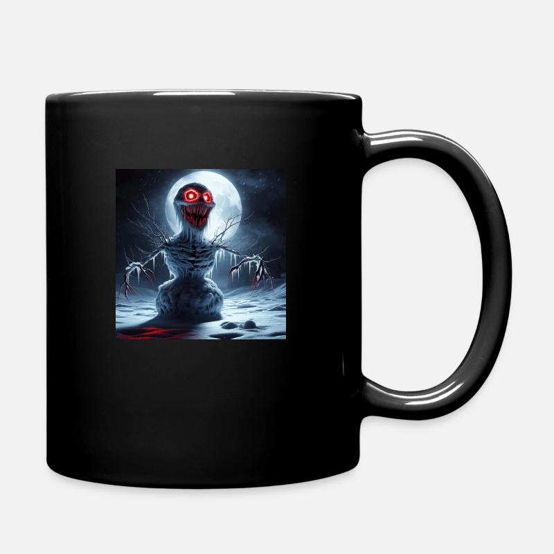 Bonhomme de neige 2.0 - Mug uni - noir