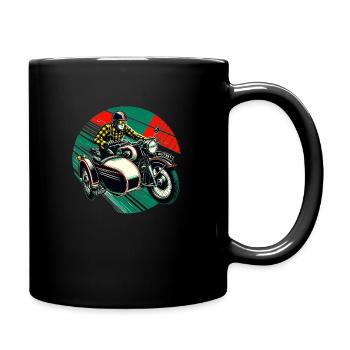 Komme was wolle, ich habe meinen Spass! - Tasse einfarbig - Schwarz - Rechts