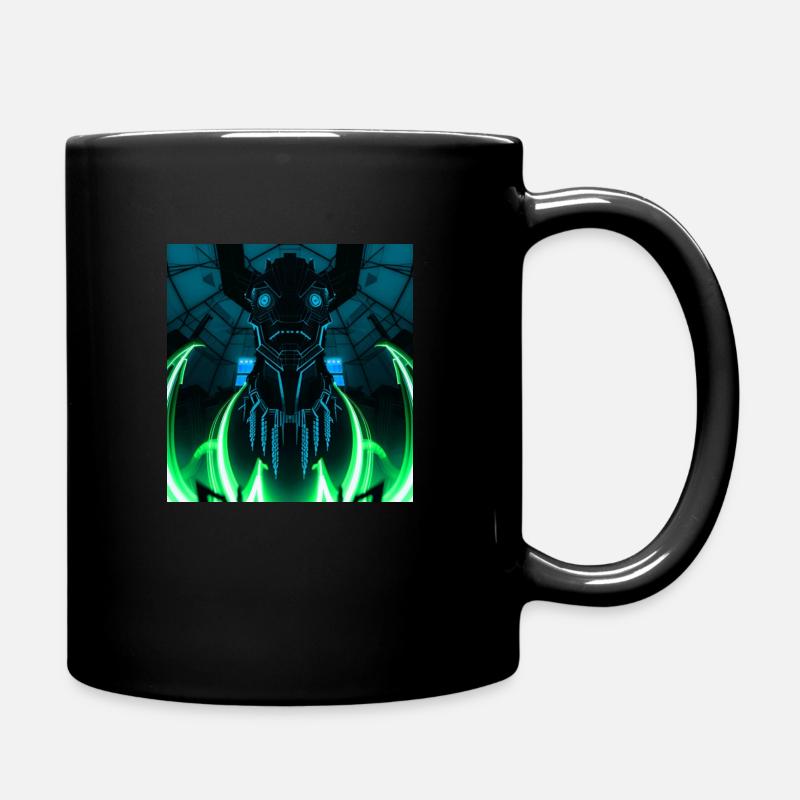 Digitalmonster - Tasse einfarbig - Schwarz