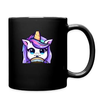 lya drink - Tasse einfarbig - Schwarz - Rechts