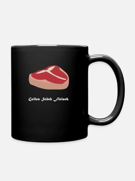 morceau de viande - Mug uni - noir