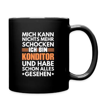Non-shockable pastry chef - Full Colour Mug - black - Right