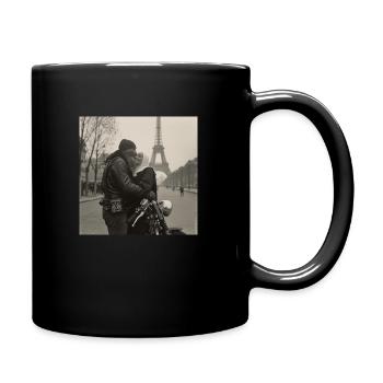 Love knows no boundaries - Full Colour Mug - black - Right