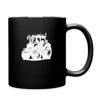 Grand Acre Tracteur Tracteur De Machines Agricoles - Mug uni - noir - Droite
