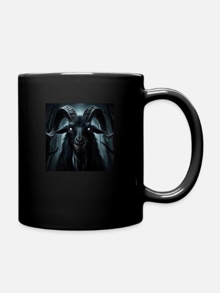 Demon Goat - Full Colour Mug - black