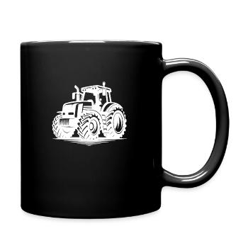 Strong Tractors for Biofarmer Tractor Agricultural Machinery - Full Colour Mug - black - Right