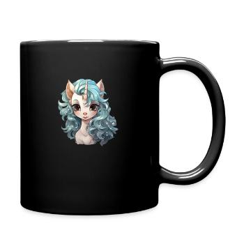 uni3 - Tasse einfarbig - Schwarz - Rechts