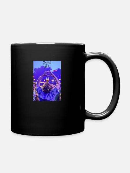 Festival Love - Tasse einfarbig - Schwarz