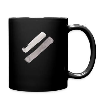 stripe - Full Colour Mug - black - Right