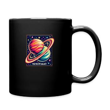 Night Sky Embrace - Full Colour Mug - black - Right