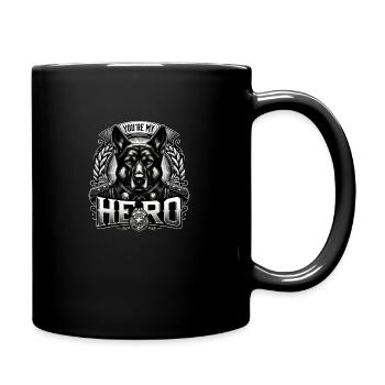 Partenaires de la police canine - Mug uni - noir - Droite