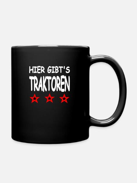 Tracteurs - Mug uni - noir