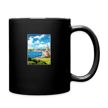 Plymouth Angleterre Vintage voyage affiche Souvenir - Mug uni - noir - Droite
