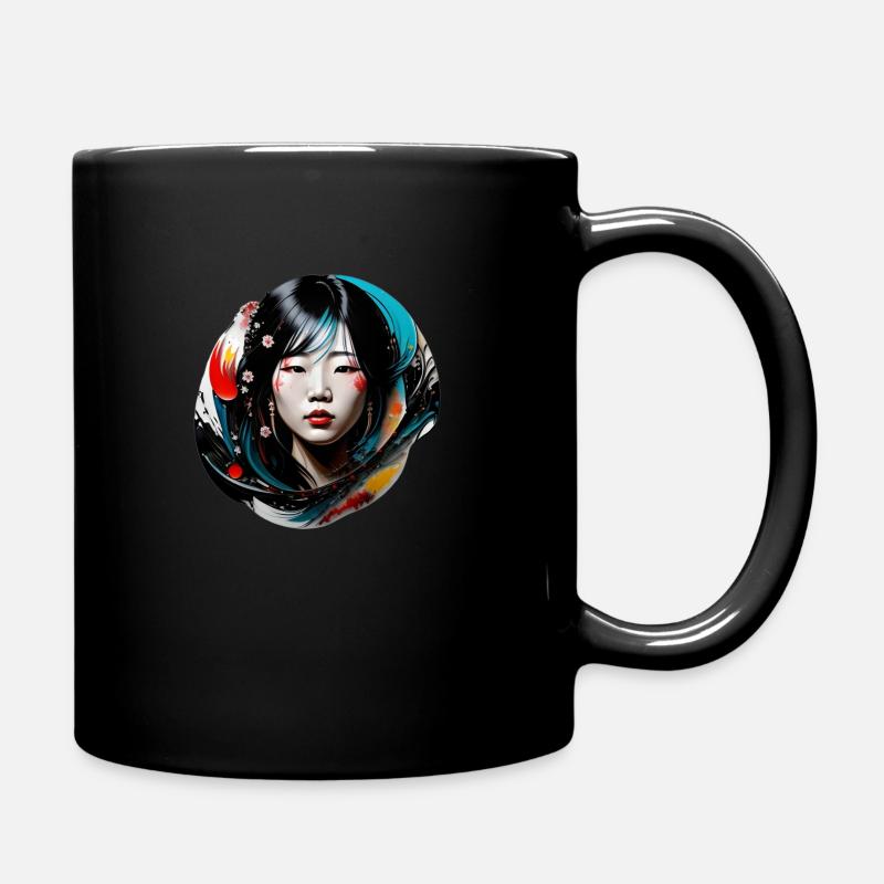 Japonais - Mug uni - noir