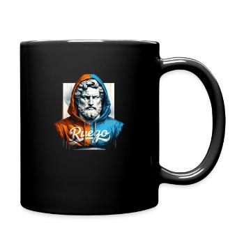 Ρουγεο - "Ruego" - Full Colour Mug - black - Right