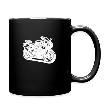 Motor Race, Extreme, Racing, Motorsport - Full Colour Mug - black - Right