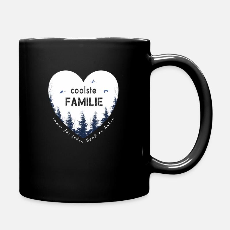 coolste Familie - Tasse einfarbig - Schwarz