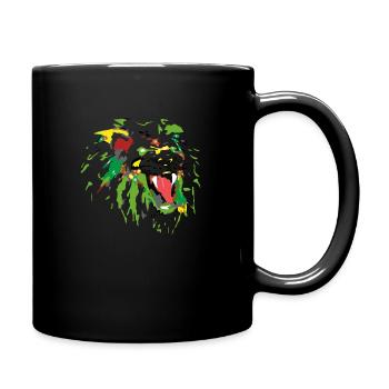 lion 3 - Mug uni - noir - Droite
