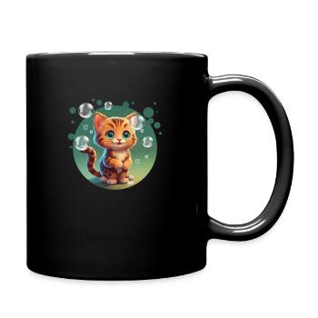 Cute Kitty - Full Colour Mug - black - Right