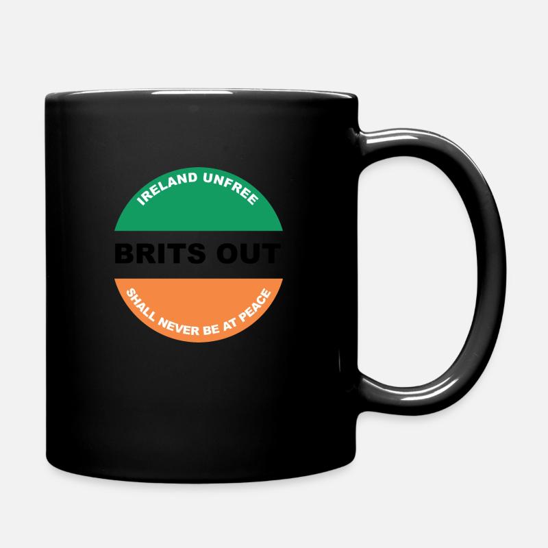 Brit Troops Out - Full Colour Mug - black