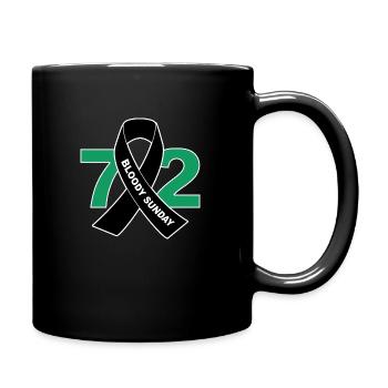 Bloody Sunday Ribbon - Full Colour Mug - black - Right