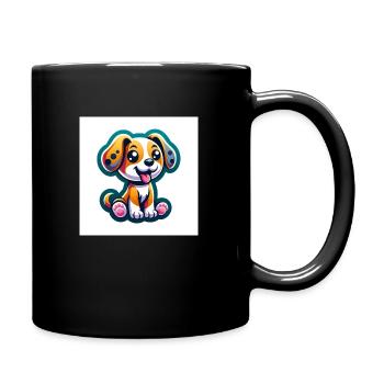 puppy 1 - Tasse einfarbig - Schwarz - Rechts