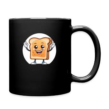 Happy Toast - Full Colour Mug - black - Right