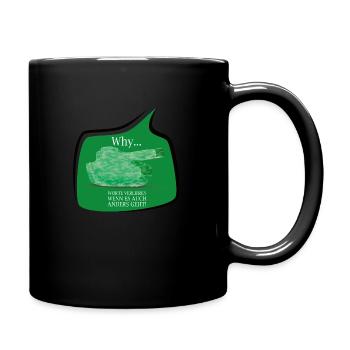 S’opposer de manière satirique à la guerre - Mug uni - noir - Droite