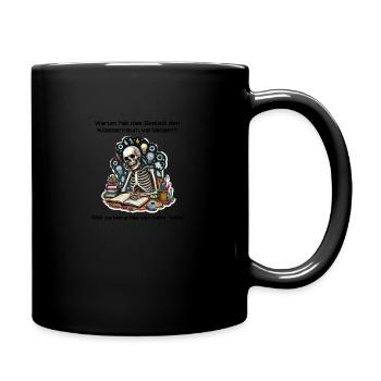 Dadjokes / Père Blagues Squelette Professeur - Mug uni - noir - Droite